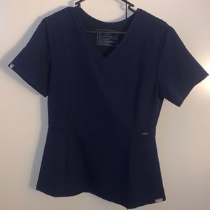Womens navy blue scrub shirts